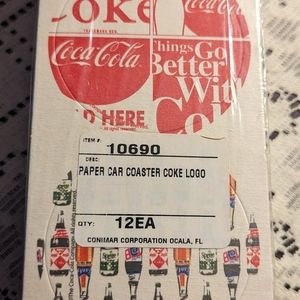 Coca-Cola car coasters